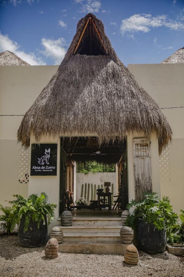Alma De Zorro Hotell Bacalar Exteriör bild